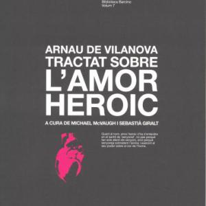 Coberta del volum Tractat sobre l'amor heroic