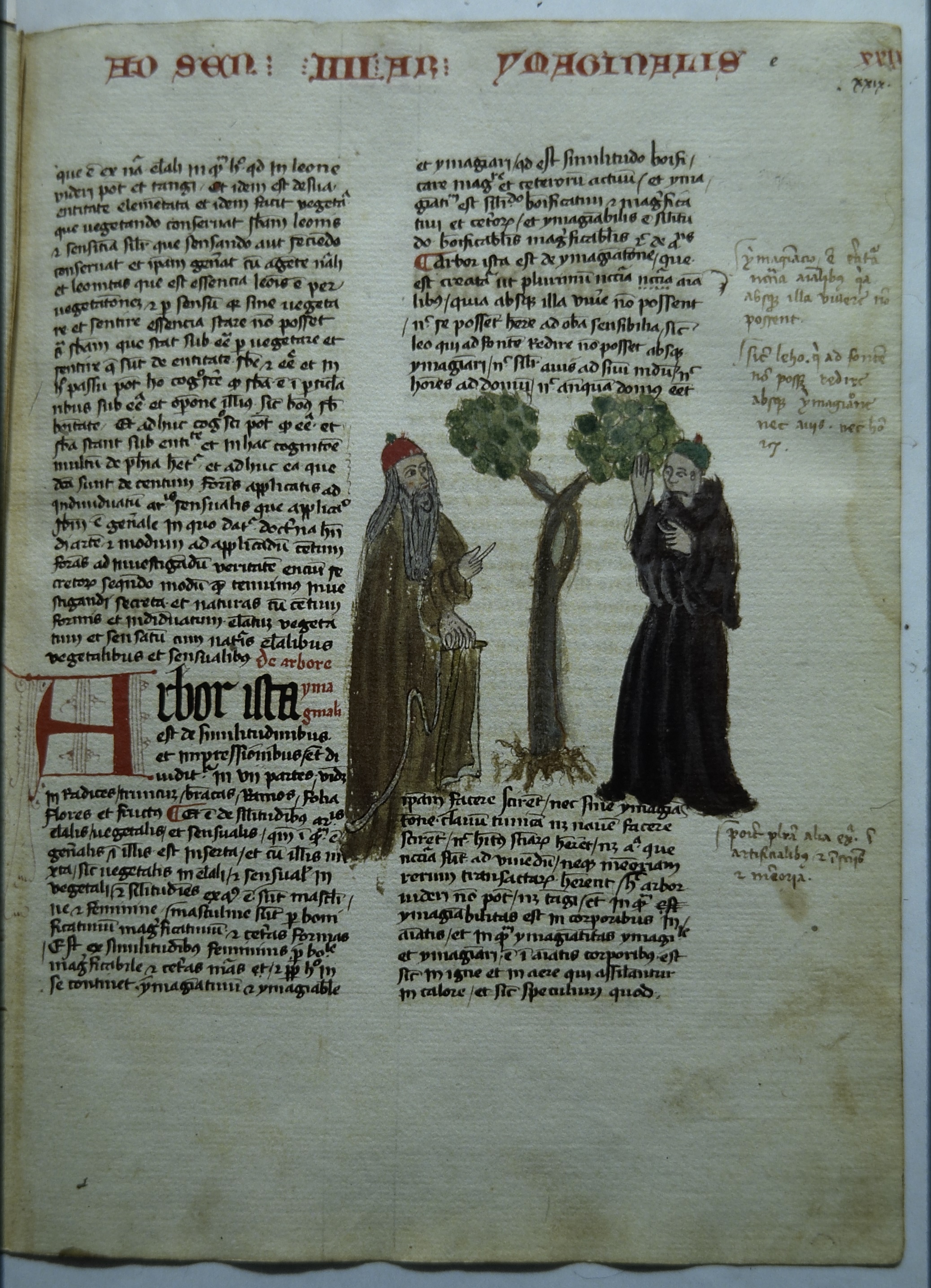 Arbor Scientiae de Ramon Llull (Munic, Bayerische Staatsbibliothek, Clm. 10498, f. 29r)