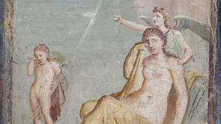 Ariadna i Teseu - Casa di Meleagro, Pompeia, s. I